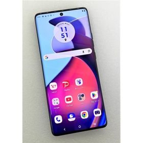 中古 motorola edge 50s pro 256GB ブラックビューティー XT2403-5 SIMフリー ※赤ロム保証あります