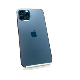 【全額返金保証】【最速発送】 iPhone 12 Pro 256GB パシフィックブルー Softbank 白ロム 美品 動作確認済 80%
