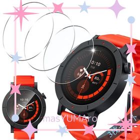 対応 CMF BY NOTHING WATCH 3 PRO ガラスフィルム 3枚セット 【日本製素材旭硝子製 全面保護】スマートウォッチ 用 NOTHING WATCH 3 PRO