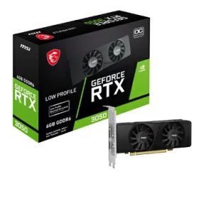 【中古】 MSI GeForce RTX 3050 LP 6G OC, RTX3050LP6GOC