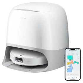 ロボロック ロボット掃除機 Roborock Qrevo Curv2 Pro QC2P02-04 吸引力 25000Pa 毛がらみ防止ブラシ 水ぶきモップ 多機能全自動ドック