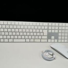 S3141) Apple アップル Mac用 A1843 A1296 純正 マジックキーボード マジックマウス 動作OK（壬3）