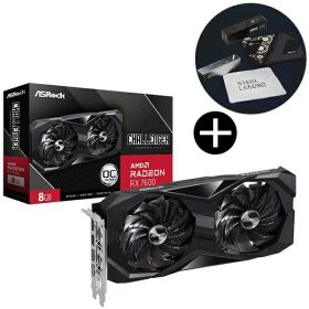 ASRock RX7600 CL 8GO Radeon Challenger 8GB OC グラフィックボード + オリジナルマウスパッド セット