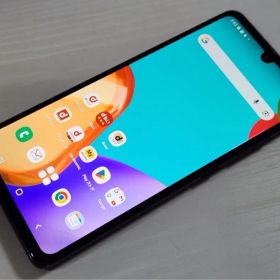 完動品 au SCV48 SAMSUNG Galaxy A41 ブルー