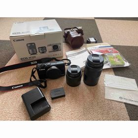 キヤノン(Canon)のCanon EOS M100 Wズームキット BK(ミラーレス一眼)