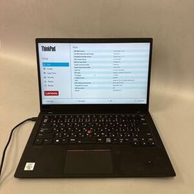 JXJK5663 Lenovo ThinkPad X1 Carbon GEN8 /Core i5-10310U 1.70GHz/ メモリ:8GB / SSD：256/カメラ /BIOS確認