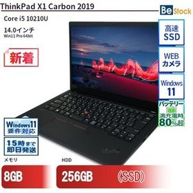 中古 ノートパソコン Lenovo レノボ ThinkPad X1 Carbon 2019 20R1S0PS00 Core i5 メモリ：8GB 6ヶ月保証