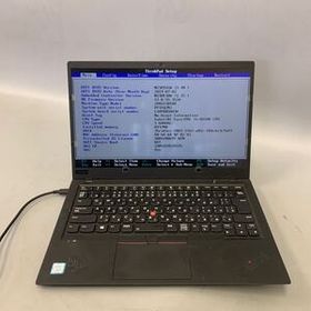 JK6333 Lenovo Thinkpad X1 Carbon /Core i5-8250U 1.60Ghz /メモリー：8GB/SSD:無し/BIOS確認だけ/外観塗装、画面シミ