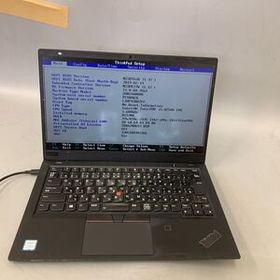 JK6563 Lenovo Thinkpad X1 Carbon /Core i5-8250U 1.60Ghz /メモリー：8GB/SSD:無し/BIOS確認だけ/キー欠、画面ホワイトスポート