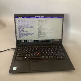 JK6223 Lenovo Thinkpad X1 Carbon /Core i5-8250U 1.60Ghz /メモリー：8GB/SSD:128/BIOS確認だけ/画面ホワイトスポート