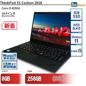 中古 ノートパソコン Lenovo レノボ ThinkPad X1 Carbon 2018 20KGS6X000 Core i5 メモリ：8GB 6ヶ月保証