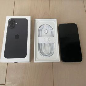 [美品]Apple iPhone 16ブラック SIMフリー128GB