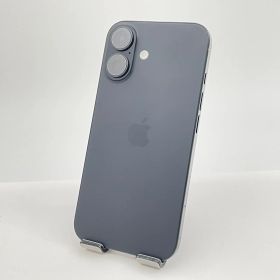 Apple iPhone 16 128GB ブラック SIMフリー MYDQ3J/A バッテリー最大容量100% 限定保証あり【C6586-C】