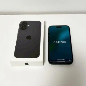 iPhone16 ブラック 512GB SIMフリー 本体 開封後動作確認のみ