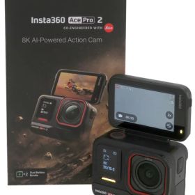 【Insta360】インスタ360『Insta360 Ace Pro2 デュアルバッテリーキット / ミッドナイトブラック』CINSBBGA 2024年10月発売 アクションカメラ 1週間保証【中古】