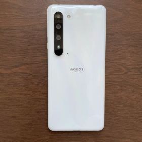 AQUOS R5G オーロラホワイト 256GB 大画面 カバー フィルム付