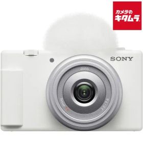 【新品】ソニー VLOGCAM ZV-1F W ホワイト SONY コンパクトデジタルカメラ Vlog対応 4K動画撮影 高画質 自撮り Wi-Fi搭載 《納期約３週間》