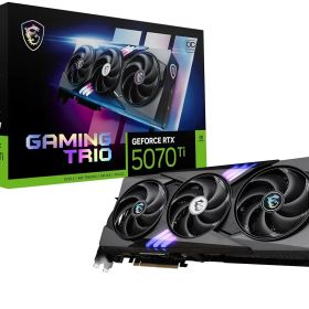 MSI GeForce RTX 5070 Ti 16G GAMING TRIO OC グラフィックスボード VD9096