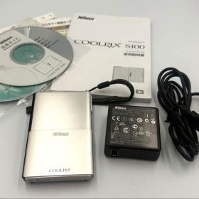 美品Nikon COOLPIX S100 コンパクトデジタルカメラ プラチナ