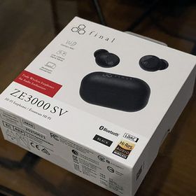 final ZE3000 SV FI-ZE3SDPLTW ファイナル IPX4 ウィンドカットモード ノイズキャンセリング LDAC ハイレゾ マルチポイント