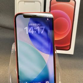 美品 国内版 SIMフリー iPhone12 mini 128GB レッド色