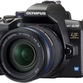 OLYMPUS デジタル一眼レフカメラ E-620 レンズキット 1230万画素（説明書・レンズリアキャップ欠品/液晶劣化有(白抜け)） カメラ