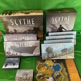 ☆中古品☆SYTHE-大鎌戦役☆基本＋拡張☆彼方よりの侵攻,風に舞う策謀,フェンリス襲来,さらなる戦場,予期せぬ遭遇,変転の大地☆日本語版☆