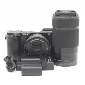 ≪美品≫ SONY α6000ダブルレンズキット ブラック #20260303-3502
