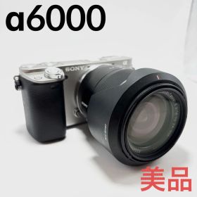 【美品】SONY α6000 シルバー パワーズームレンズキット ミラーレス一眼
