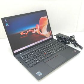 【中古】Lenovo ThinkPad X1 carbon Gen9 第11世代 Core i7 1165G7 メモリ32GB SSD1TB 14インチ WQUXGA Windows 11Pro 20XWCT01WW 軽量 ノートパソコン 002