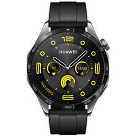 ◆新品未開封 HUAWEI ファーウェイ スマートウォッチ HUAWEI WATCH GT4 46mm ブラック [1.43インチAMOLED/ゴルフナビ機能新搭載] 保証付
