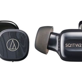 ◆新品 オーディオテクニカ audio-technica ワイヤレスイヤホン ATH-SQ1TW2 GY [チャコールグレー=数量限定カラーのマキアート模様] 保証付