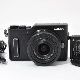 ショット数2937回 美品 Panasonic LUMIX DC-GF10 ブラック + G VARIO 12-32mm F3.5-5.6 RYM5337#345