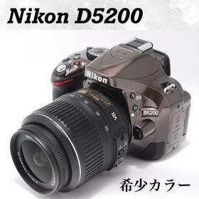 ニコン(Nikon)の【スマホ転送】Nikon D5200 レンズキット ブラウン 自撮り 美品(デジタル一眼)