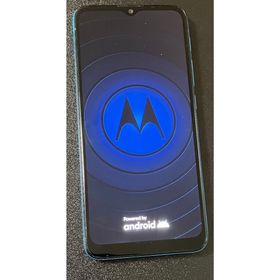 モトローラ(Motorola)のモトローラ moto e7 power タヒチブルー 32GB SIMフリー(スマートフォン本体)