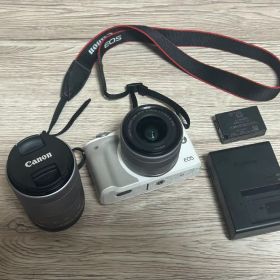 美品 Canon EOSM3 ダブルズームキット ミラーレス 一眼レフ カメラ