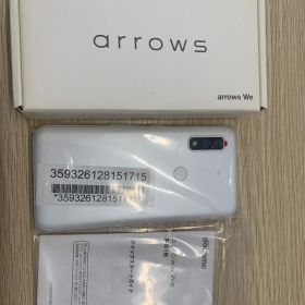 ジャンク docomo arrows We F-51B 本体 ホワイト A106③