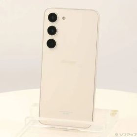 ソフマップ 〔中古品〕 Galaxy S23 256GB クリーム SC-51D docomo SIMフリー【377】