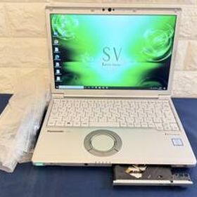 【★SV7/DVDモデル 使用910H 良質・超美品】 Panasonic Let's note CF-SV7RDAVS /Core i5 8350U/8GBメモリ＋Nvme 256GB・SSD/12.1型