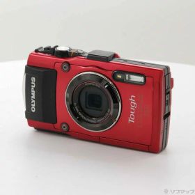【中古】OLYMPUS(オリンパス) OLYMPUS STYLUS TG-4 RED Tough (4倍／防水／SDXC／レッド) 【269-ud】