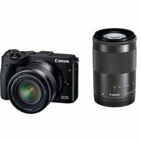【中古】 キヤノン Canon EOS M3 ダブルズームキット ブラック 当店保証30日間 人気 ミラーレス 一眼レフ 交換レンズ カメラ