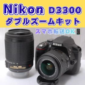 ✨ショット数81枚✨Nikon D3300 ダブルズームキット スマホ転送
