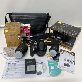 Nikon D3300 ダブルズームキット 18-55 55-200 SD付