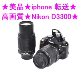 ★美品★iphone 転送★高画質★Nikon D3300 ダブル★