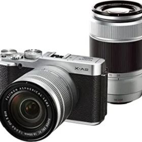 FUJIFILM ミラーレス一眼 X-A2 ダブルズームレンズキット シルバー X-A2S1650II/50230II