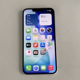 中古 動作確認済み SIM フリー iPhone 13 128GB ホワイト バッテリー100%