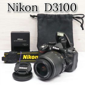 ⭐️Nikon D3100 レンズセット 初心者 ショット数3141回 一眼レフ