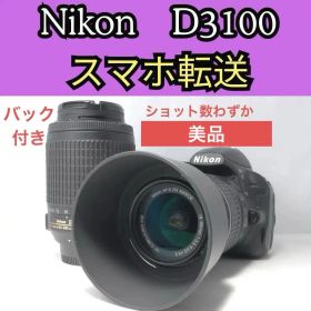 【ショット数わずか】ニコン Nikon D3100 ダブルレンズ一眼レフカメラ