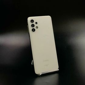 【最速発送】 Galaxy A32 5G 64GB ホワイト系 au SCG08 白ロム【難有】