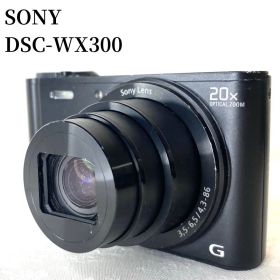 SONY DSC-WX300 Cyber shot BLACK デジカメ 黒